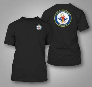 USCGC Resolute (WMEC-620) U.S. Coast Guard Cutter Ship Black T-Shirt